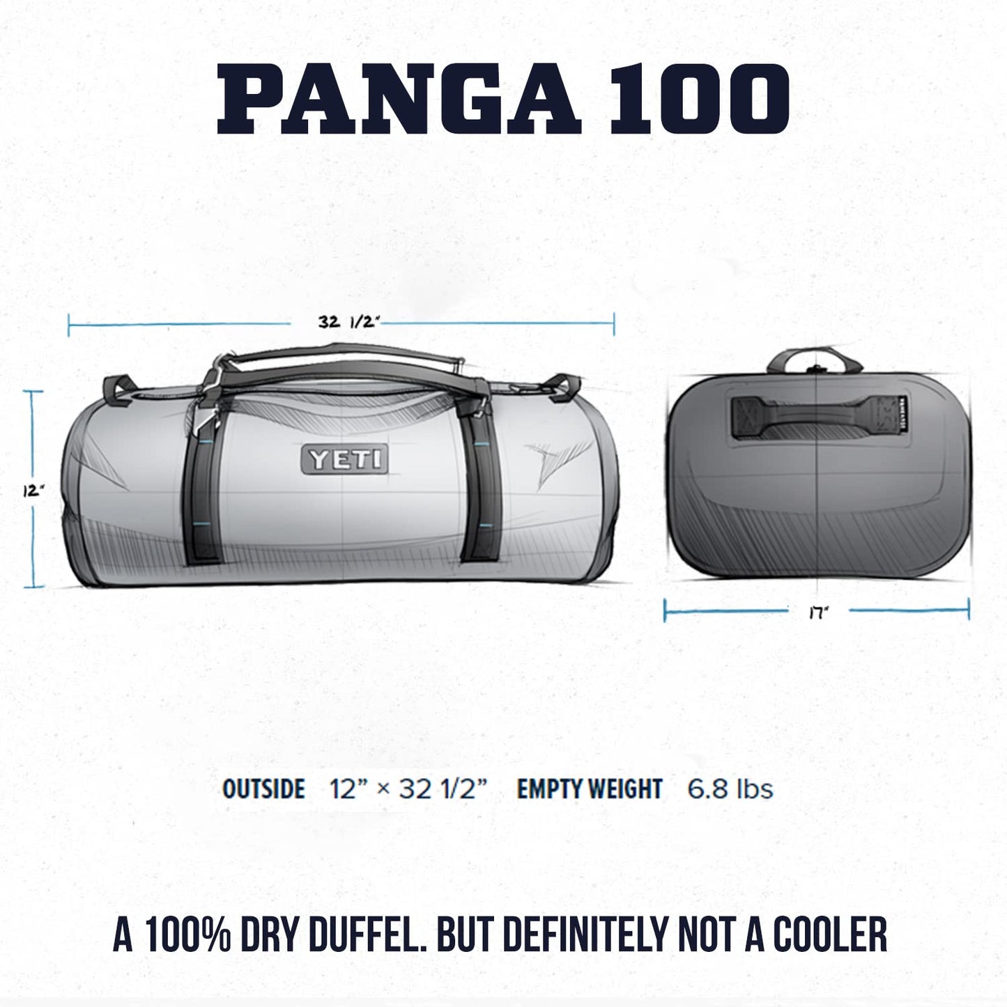 YETI Unisex Adult Panga 100, Tan