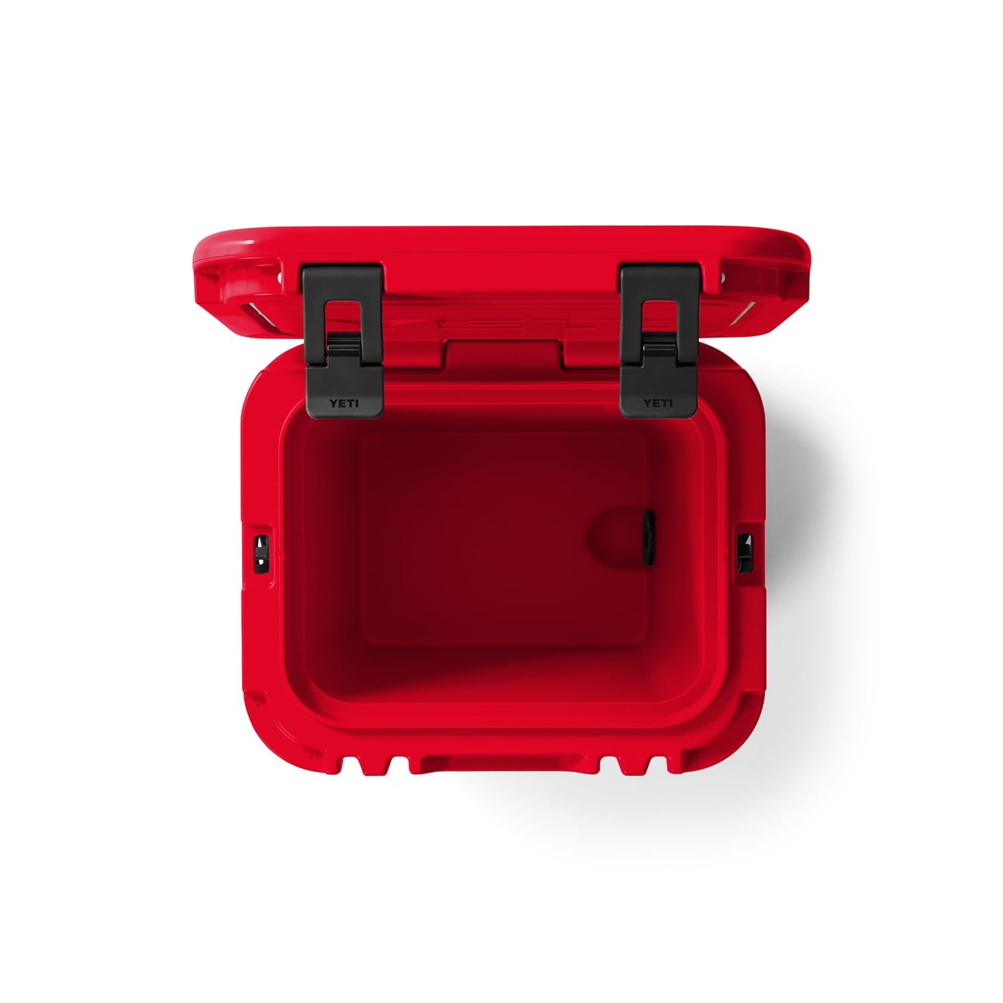 YETI Roadie 24 2.0 Hard Cooler with DoubleDuty Shoulder Strap and Drain Plug, Rescue Red
