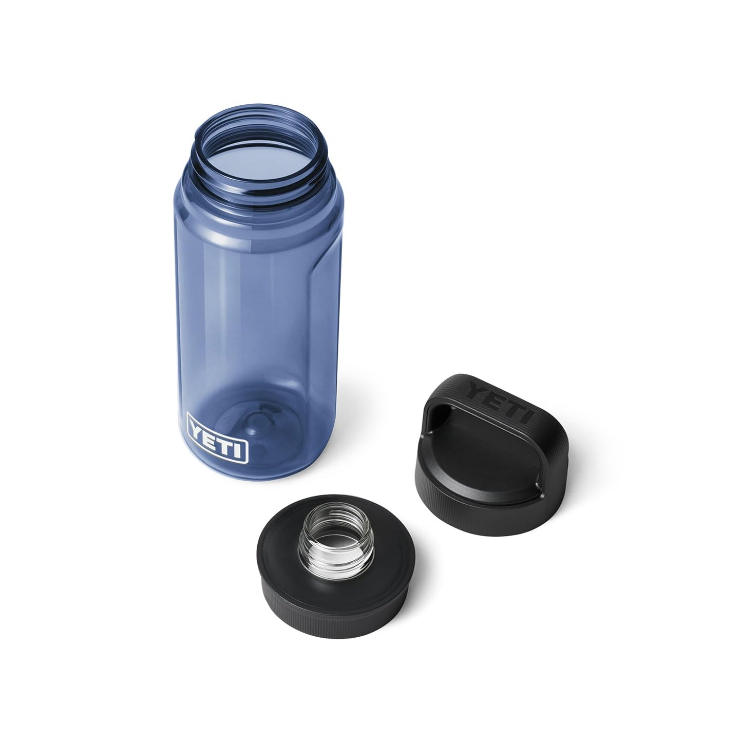 YETI Yonder 600 ml/20 oz Water Bottle with Yonder Chug Cap, Navy