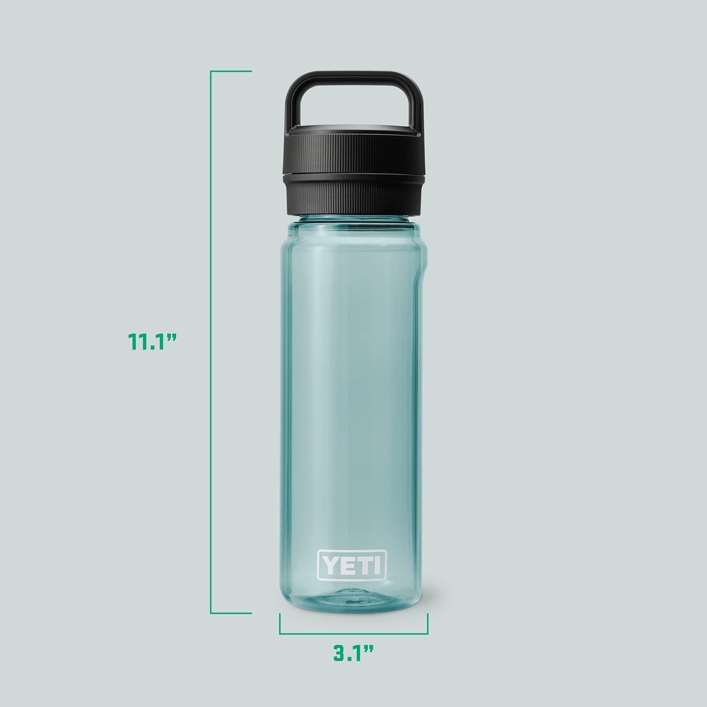 YETI Yonder 750 ml/25 oz Water Bottle with Yonder Chug Cap, Seafoam